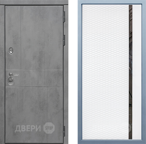 Входная металлическая Дверь Дива МД-48 МХ-47 Белый матовый в Солнечногорске