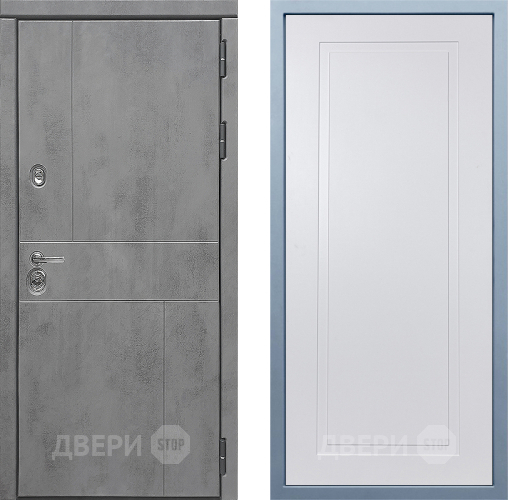 Входная металлическая Дверь Дива МД-48 Н-10 Белый в Солнечногорске