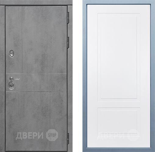 Входная металлическая Дверь Дива МД-48 Н-7 Белый в Солнечногорске