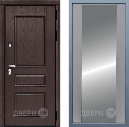 Входная металлическая Дверь Дива МД-90 Д-15 Зеркало Силк Маус в Солнечногорске