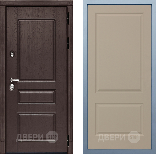 Входная металлическая Дверь Дива МД-90 Д-7 Шампань в Солнечногорске
