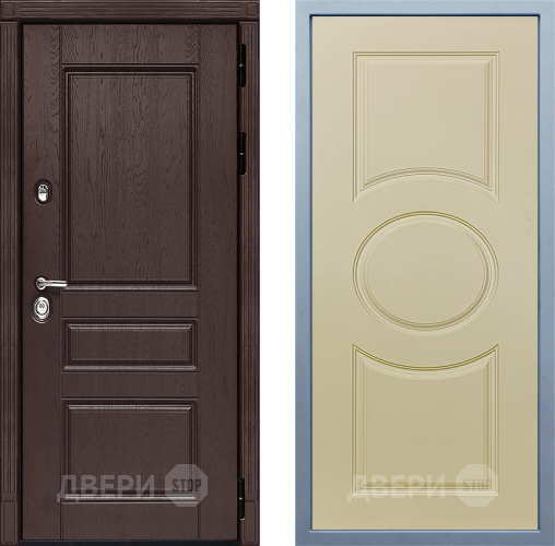 Входная металлическая Дверь Дива МД-90 Д-8 Шампань в Солнечногорске
