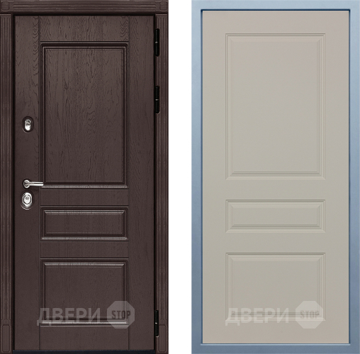 Входная металлическая Дверь Дива МД-90 Д-13 Шампань в Солнечногорске
