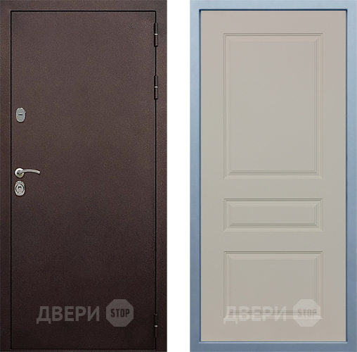 Входная металлическая Дверь Дива МД-40 Медь Д-13 Шампань в Солнечногорске