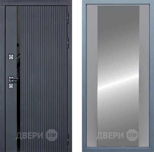 Входная металлическая Дверь Дива МХ-46 STR Д-15 Зеркало Силк Маус в Солнечногорске