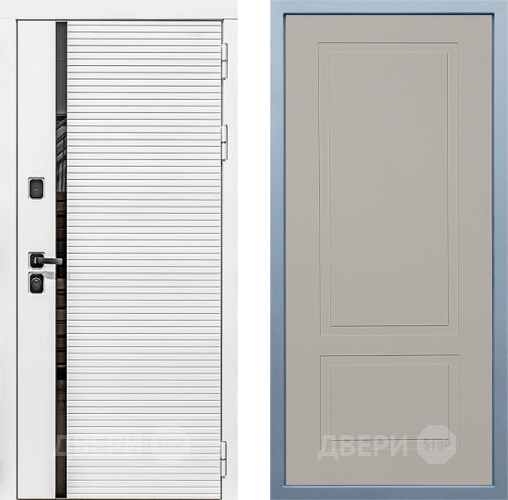 Входная металлическая Дверь Дива МХ-45 Белая STR Н-7 Шампань в Солнечногорске