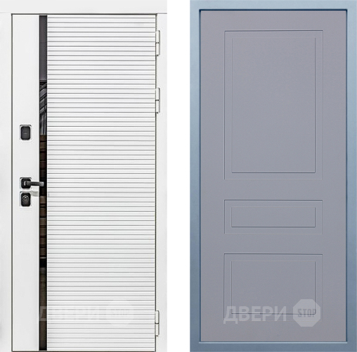 Дверь Дива МХ-45 Белая STR Н-13 Силк Маус в Солнечногорске