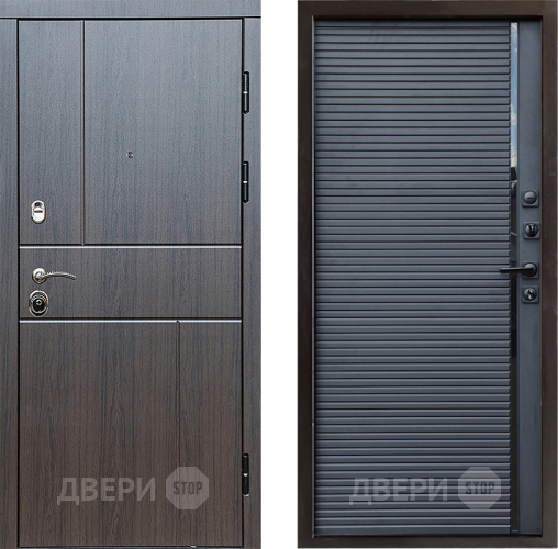 Входная металлическая Дверь Престиж Горизонт Венге Porte Черный кварц в Солнечногорске