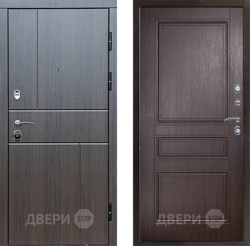 Входная металлическая Дверь Престиж Горизонт Венге Классика Венге в Солнечногорске