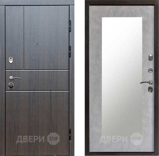 Дверь Престиж Горизонт Венге Зеркло Пастораль Бетон светлый в Солнечногорске