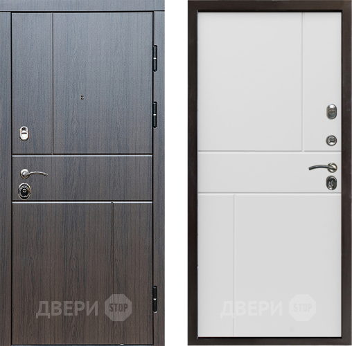 Входная металлическая Дверь Престиж Горизонт Венге Горизонт Бетон белый в Солнечногорске