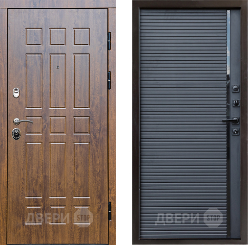 Входная металлическая Дверь Престиж Стандарт Porte Черный кварц в Солнечногорске