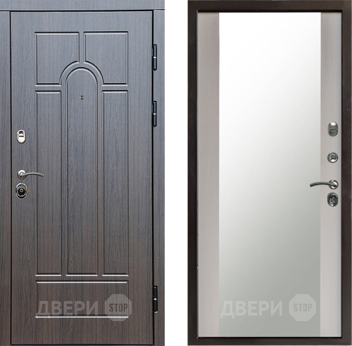 Дверь Престиж Арка Зеркало Лиственница белая в Солнечногорске