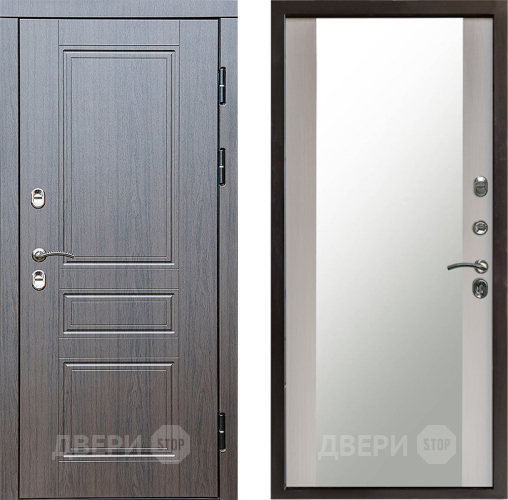 Дверь Престиж TERMO с терморазрывом Классика Зеркало Лиственница белая в Солнечногорске