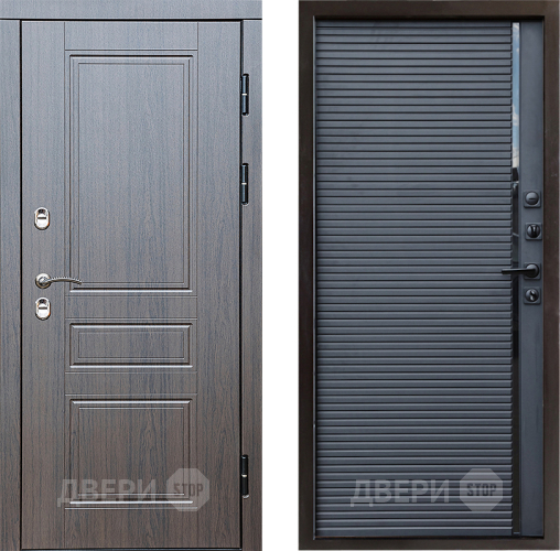 Дверь Престиж TERMO с терморазрывом Классика Porte Черный кварц в Солнечногорске