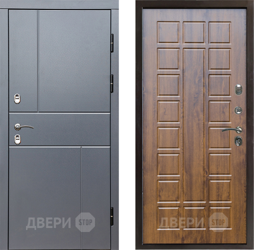 Входная металлическая Дверь Престиж TERMO с терморазрывом Горизонт Грэй Престиж Дуб в Солнечногорске