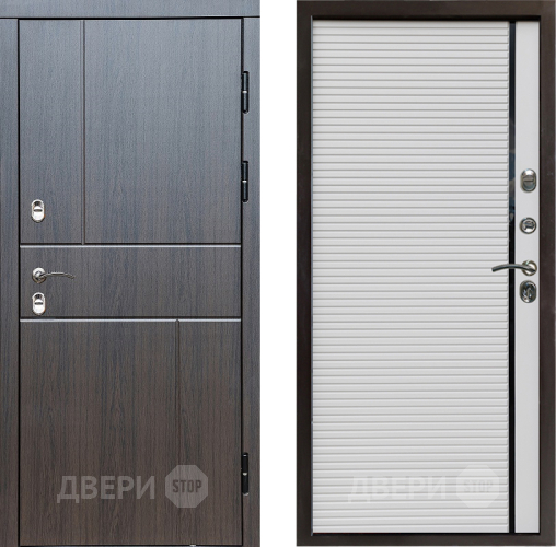Входная металлическая Дверь Престиж TERMO с терморазрывом Горизонт Венге Porte Белый в Солнечногорске