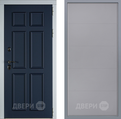 Дверь Заводские двери Стокгольм Тривия Грей софт в Солнечногорске