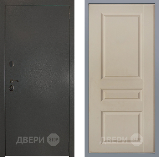 Дверь Заводские двери Эталон 3к антик серебро Стокгольм Шампань в Солнечногорске