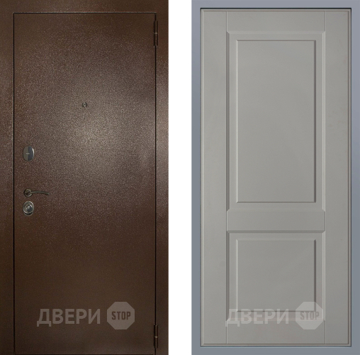 Дверь Заводские двери Эталон 3к антик медь Доррен Грей софт в Солнечногорске