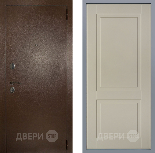 Дверь Заводские двери Эталон 3к антик медь Доррен Шампань в Солнечногорске