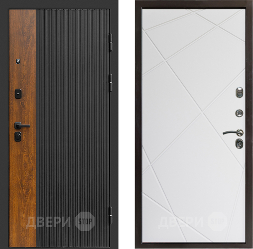Входная металлическая Дверь Престиж Prestizh Лучи Бетон белый в Солнечногорске