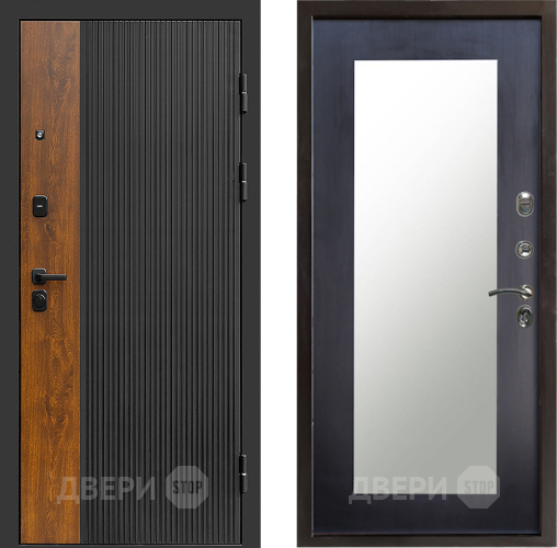 Входная металлическая Дверь Престиж Prestizh Зеркло Пастораль Венге в Солнечногорске