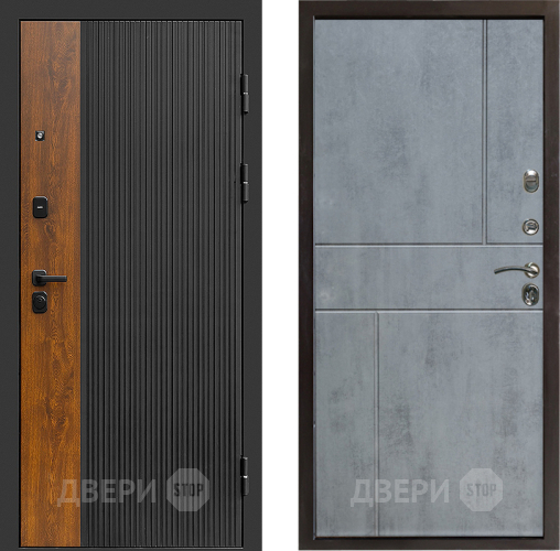 Входная металлическая Дверь Престиж Prestizh Горизонт Бетон темный в Солнечногорске