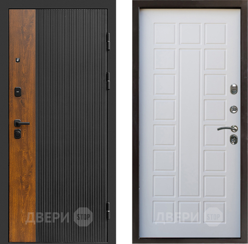Входная металлическая Дверь Престиж Prestizh Престиж Белое дерево в Солнечногорске