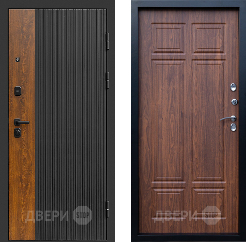 Входная металлическая Дверь Престиж Prestizh Премиум Орех темный в Солнечногорске