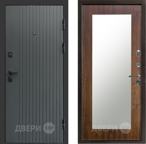 Дверь Престиж Tvist Grey Зеркло Пастораль Дуб в Солнечногорске