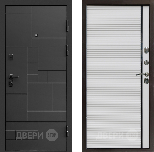 Входная металлическая Дверь Престиж Kvadro Porte Белый в Солнечногорске