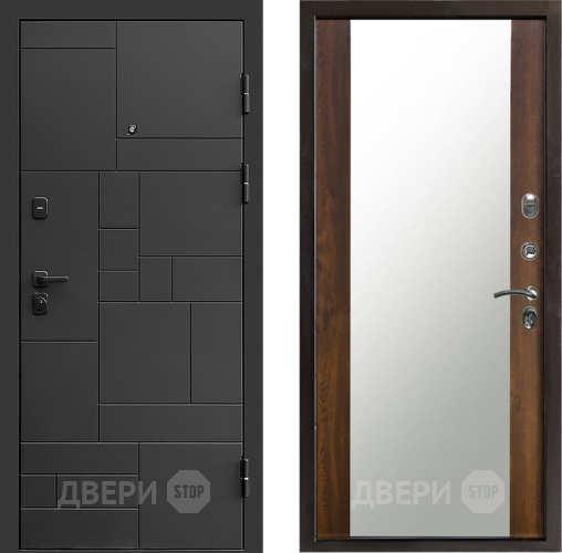 Дверь Престиж Kvadro Зеркало Дуб в Солнечногорске