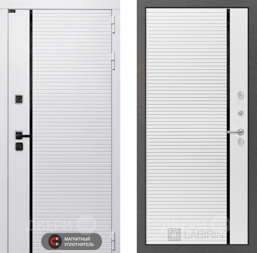 Дверь Лабиринт (LABIRINT) Royal 22 Белый софт в Солнечногорске