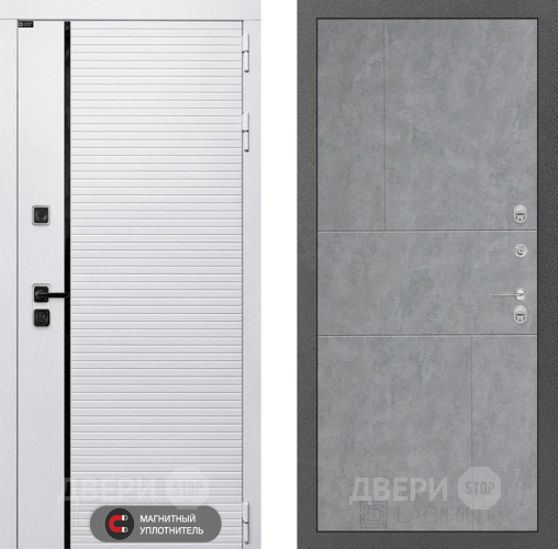 Входная металлическая Дверь Лабиринт (LABIRINT) Royal 21 Бетон светлый в Солнечногорске