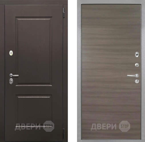 Входная металлическая Дверь Интекрон (INTECRON) Кампо Гладкая Дуб тоскано поперечный в Солнечногорске
