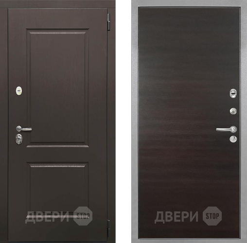 Входная металлическая Дверь Интекрон (INTECRON) Кампо Гладкая Эковенге поперечный в Солнечногорске