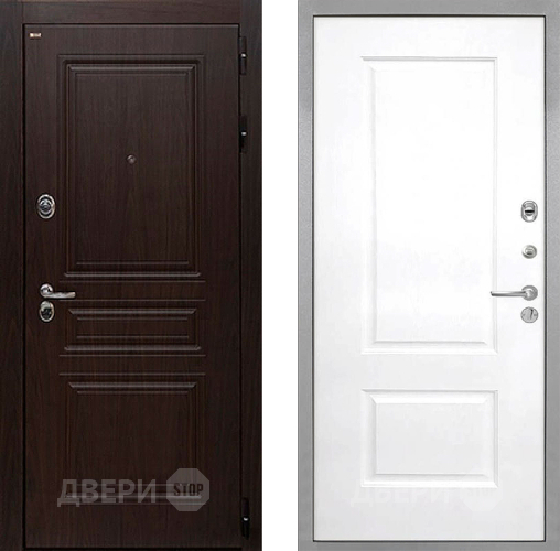 Дверь Интекрон (INTECRON) Брайтон Тиковое Дерево Альба Роял Вуд белый в Солнечногорске