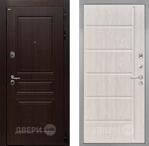 Дверь Интекрон (INTECRON) Брайтон Тиковое Дерево ФЛ-102 Сосна белая в Солнечногорске