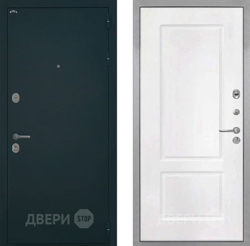 Входная металлическая Дверь Интекрон (INTECRON) Греция КВ-2 Белый матовый в Солнечногорске