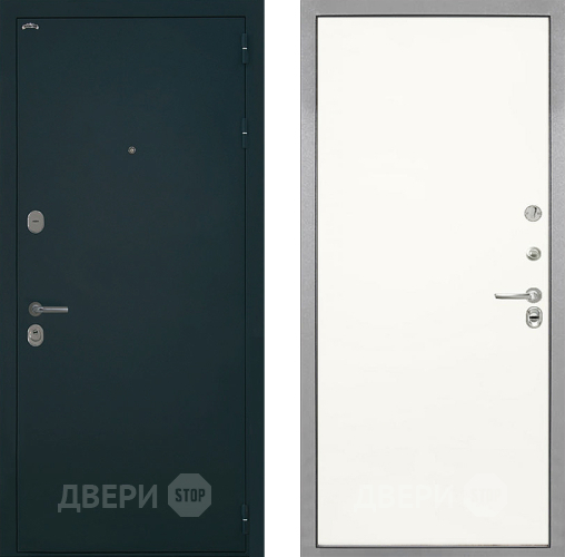 Входная металлическая Дверь Интекрон (INTECRON) Греция Гладкая Слоновая кость в Солнечногорске
