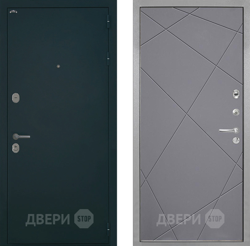 Дверь Интекрон (INTECRON) Греция Лучи-М Графит софт в Солнечногорске