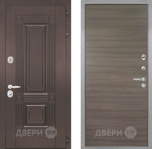 Входная металлическая Дверь Интекрон (INTECRON) Италия Гладкая Дуб тоскано поперечный в Солнечногорске