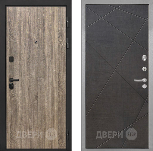 Дверь Интекрон (INTECRON) Профит Black Дуб Турин Лучи-М Венге распил кофе в Солнечногорске