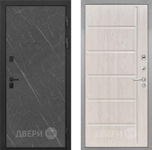 Дверь Интекрон (INTECRON) Профит Black Гранит Лава Оникс ФЛ-102 Сосна белая в Солнечногорске
