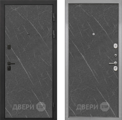 Входная металлическая Дверь Интекрон (INTECRON) Профит Black Гранит Лава Оникс Гладкая Гранит лава оникс в Солнечногорске