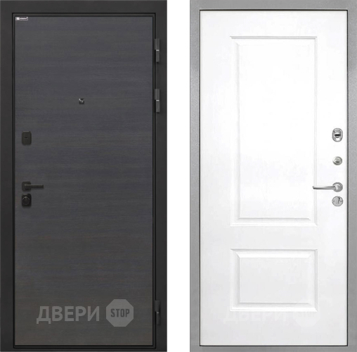 Входная металлическая Дверь Интекрон (INTECRON) Профит Black Эковенге Альба Роял Вуд белый в Солнечногорске