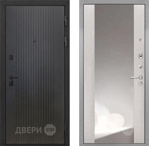 Дверь Интекрон (INTECRON) Профит Black ФЛ-295 ФЛЗ-516 Зеркало Сосна белая в Солнечногорске