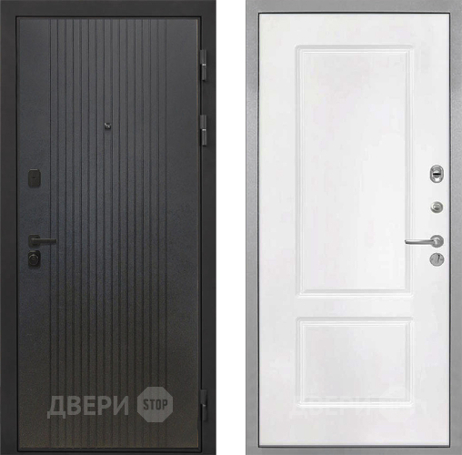 Входная металлическая Дверь Интекрон (INTECRON) Профит Black ФЛ-295 КВ-2 Белый матовый в Солнечногорске