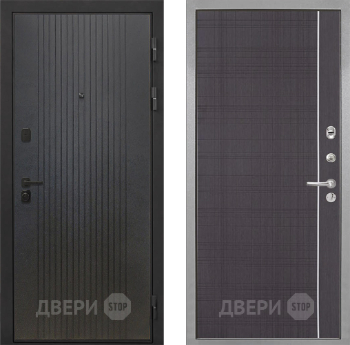 Входная металлическая Дверь Интекрон (INTECRON) Профит Black ФЛ-295 В-07 с молдингом Венге в Солнечногорске